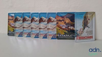 five dvds on a table with a white background
