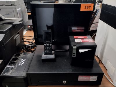 a lot of electronics that are sitting on a table
