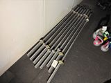 a lot of rods that are sitting on the floor
