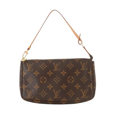 louis vuitton brown monogram canvas shoulder bag