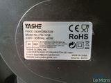 a close up of a label on the side of a machine
