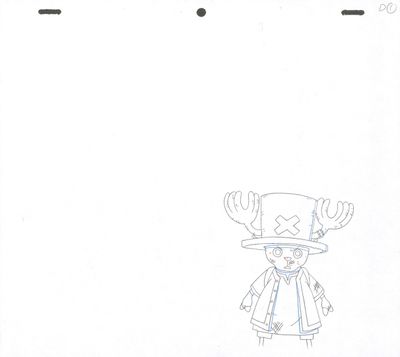 un dessin représentant un homme avec un chapeau et un manteau