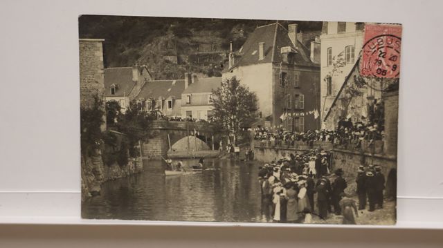 Aubusson : Carte photo Régates. Bon état.