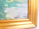 a picture of a painting on the wall of a room