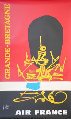 Georges MATHIEU (1912-2012) pour AIR FRANCE