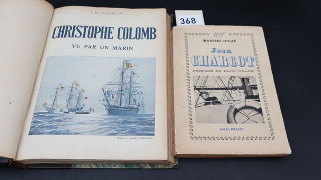 CHARCOT: CHRISTOPHE COLOMB vu par un marin. Flamarion, 1923, in-4...