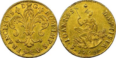 a gold sovereign coin with the image of a woman on a horse