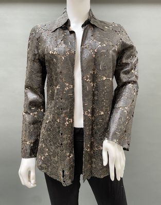 an image of a mannequin wearing a jacket and tie