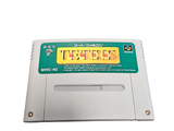 a nintendo game on a white surface with a white background