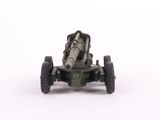 a toy gun sitting on top of a toy car
