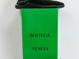 bottega veneta black leather slippers