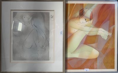 attribué à Jean Baptiste VALADIE Deux de gravures représenta…