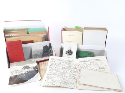 a lot of books that are sitting in a box