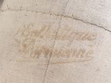 a close up of a piece of fabric with a design on it