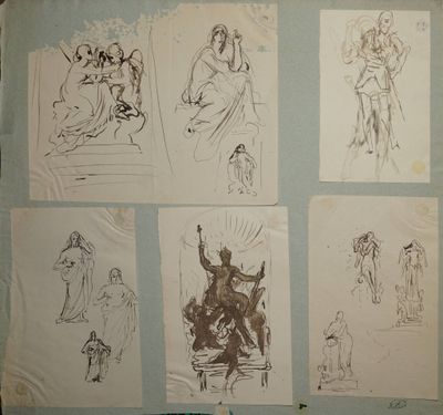 CHAPU Henri, attribué à, Source - Études de monuments et de …