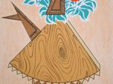 une image représentant un oiseau sculpté dans un morceau de bois