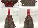 louis vuitton speedy mm monogram canvas with red trim