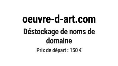 Nom de domaine oeuvre-d-art.com.