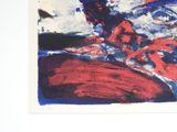 a picture of a painting of a person on a surfboard