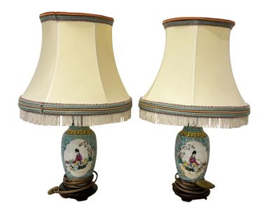 Lampes à Pétrole sur Vases IMARI XVIIIe | Antiquités Lecomte