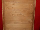a picture of a picture of a room with a red wall