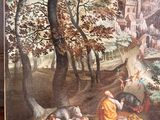 a picture of a painting on the floor of a room