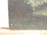 a picture of a painting on a table with a picture on it