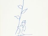 une image représentant un dessin de fleur sur une feuille de papier