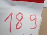 a red and white sign that says ref fc125mw
