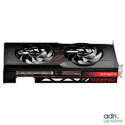 a close up of a video card with two fans on it