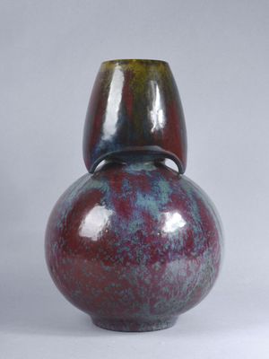 DALPAYRAT Adrien (1844-1910) Important vase en grès émaillé … - Photo 1