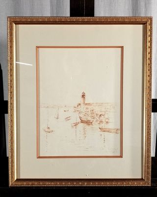 une image représentant un dessin d'un homme dans un bateau sur l'eau