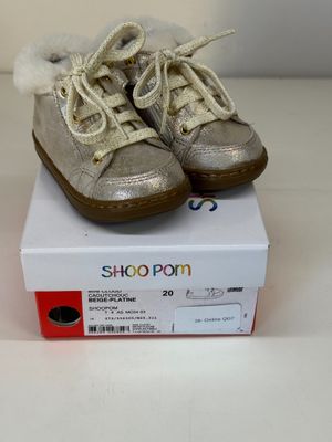 Paire DE Chaussures Enfant Bouba Zip Hair Taille 20 Beige/PL…