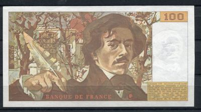 le recto d'un billet de banque sur lequel figure l'image d'un homme tenant une arme à feu