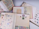 many different types of stamps in a book