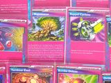 a lot of cards that are on the table