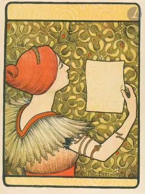 une illustration représentant une femme tenant un morceau de papier à la main