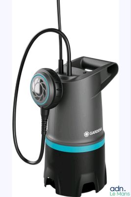 a water pump with a hose attached to it