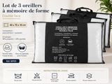 lot de 3 coussins de doudrez de forme