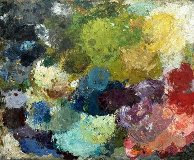 JACQUELINE GILSON (1912-1991), « Couleurs : La palette de l’…