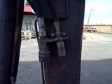 an image of a close up view of a pipe on a pole