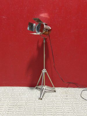 DESIGN - Pied de lampe de style projecteur de scène en métal…