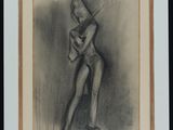 une image représentant un dessin d'un homme tenant un bébé dans ses bras