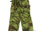 a close up of a pair of camouflage pants on a white background