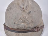a helmet with a skull and crossbones on it