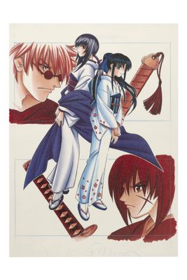 une image représentant un groupe de personnages d'anime debout les uns à côté des autres
