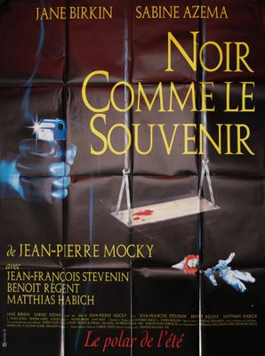 french movie poster for the film noir comme le souvierir