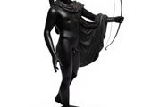 an image of a statue of a woman holding a bow and arrow