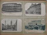 several old photos of a building with a clock tower and a building with a clock tower