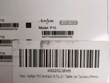 the back of a white box with a barcode on it